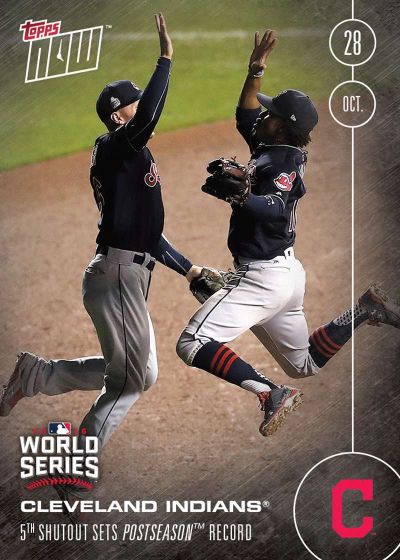 2016 Topps Now #639 Indians
