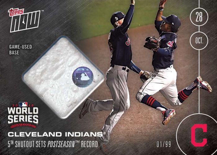 2016 Topps Now #639B Indians