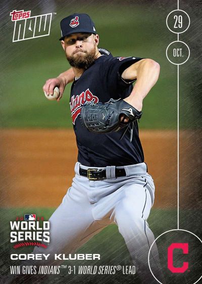 2016 Topps Now #641 Corey Kluber
