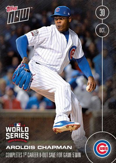 2016 Topps Now #648 Aroldis Chapman