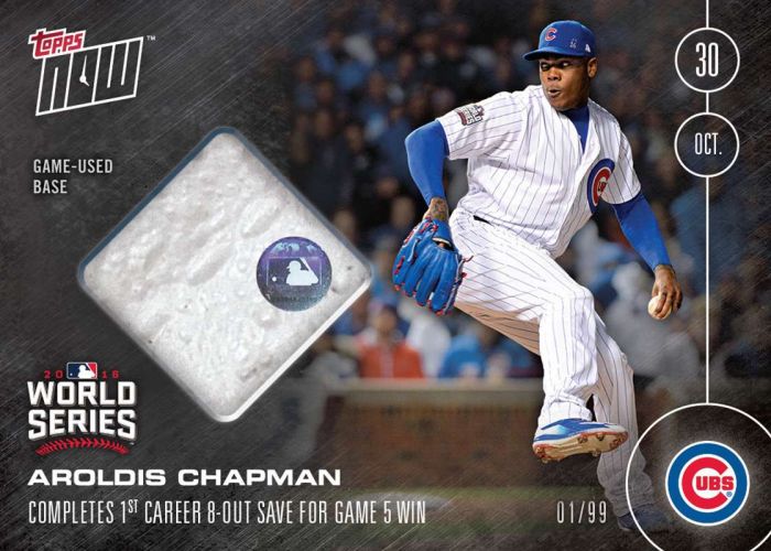 2016 Topps Now #648B Aroldis Chapman