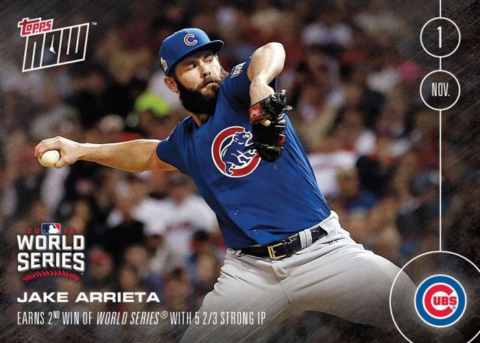 2016 Topps Now #654 Jake Arrieta