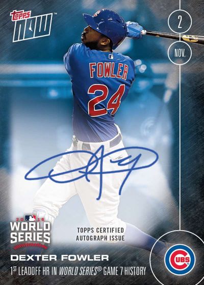 2016 Topps Now #656C Dexter Fowler
