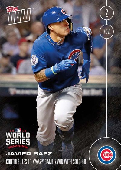 2016 Topps Now #657 Javier Baez
