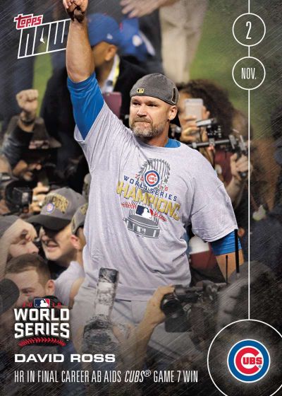 2016 Topps Now #658 David Ross