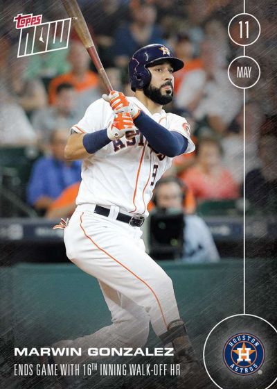 2016 Topps Now #66 Marwin Gonzalez