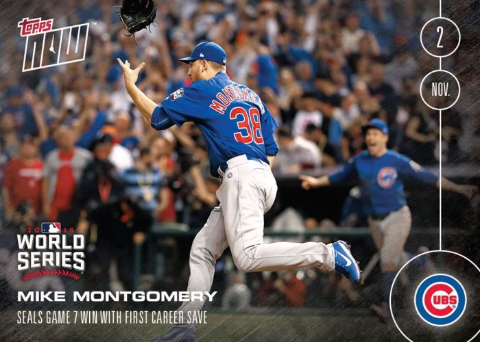 2016 Topps Now #662 Mike Montgomery