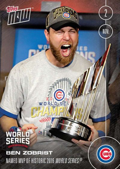 2016 Topps Now #664 Ben Zobrist