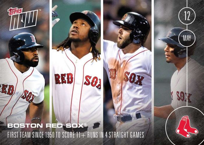 2016 Topps Now #70 Boston Red Sox