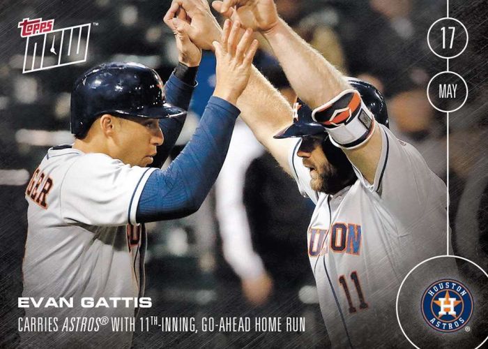 2016 Topps Now #79 Evan Gattis