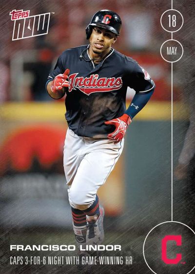 2016 Topps Now #83 Francisco Lindor