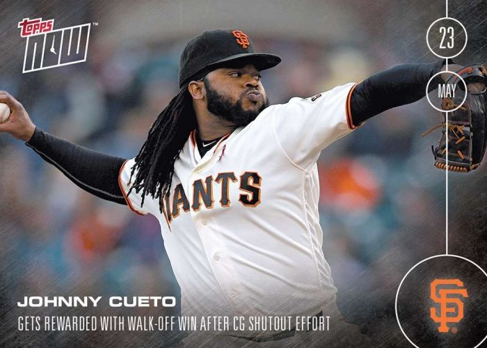 2016 Topps Now #93 Johnny Cueto