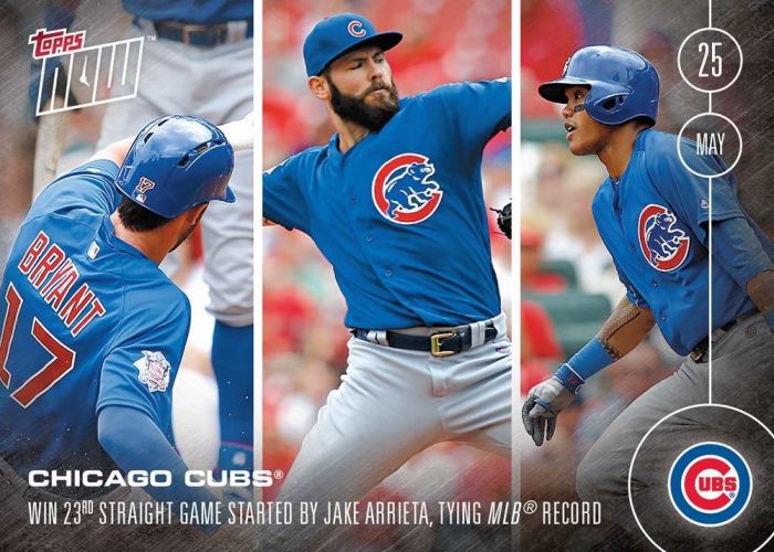 2016 Topps Now #99 Chicago Cubs