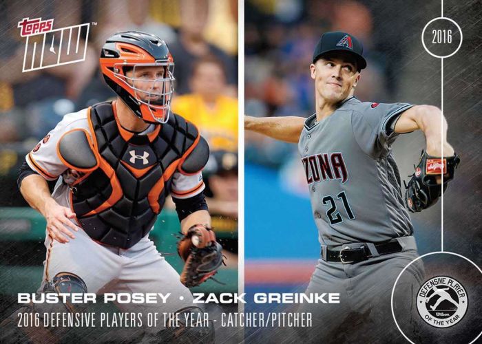 2016 Topps Now #OS-15 Buster Posey  Zack Greinke