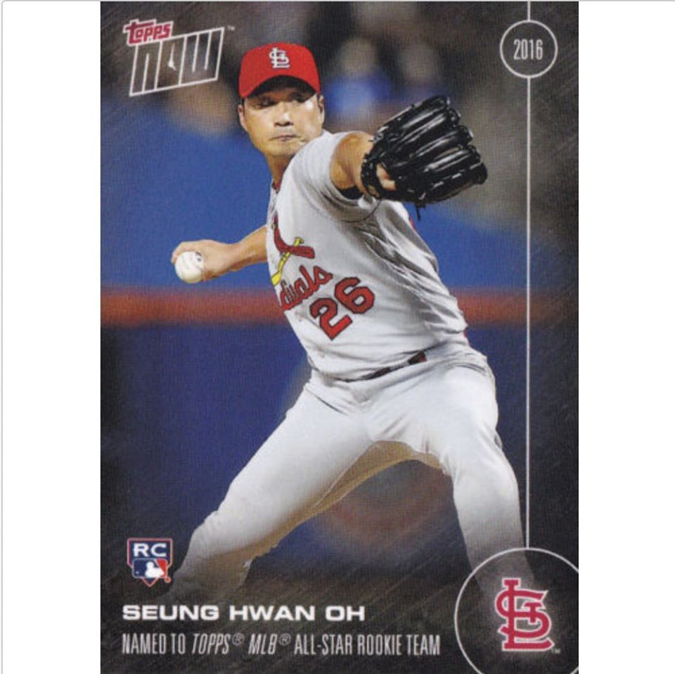 2016 Topps Now #OS-28 Seung-Hwan Oh