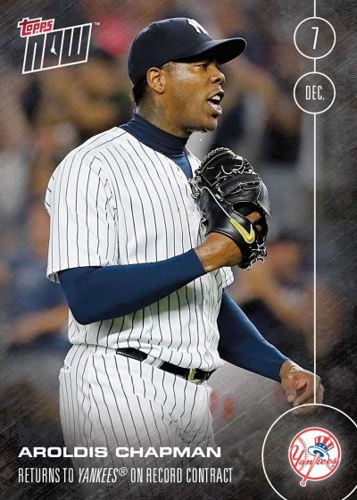 2016 Topps Now #OS-42 Aroldis Chapman