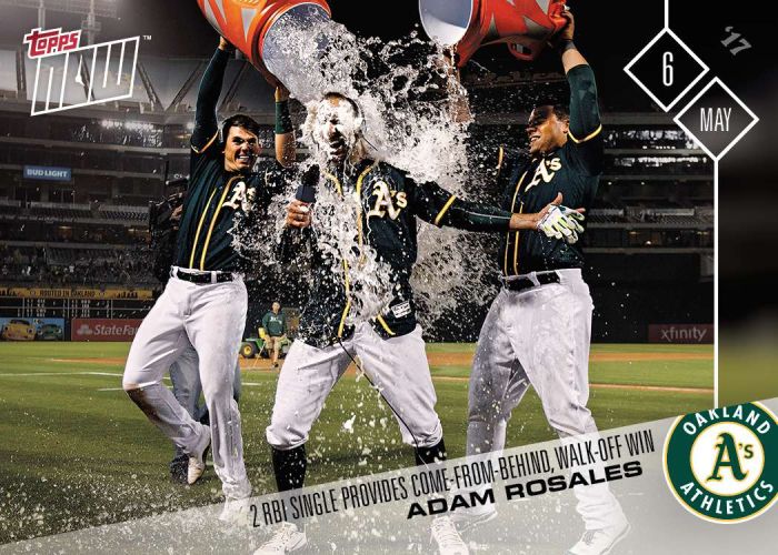 2017 Topps Now #117 Adam Rosales