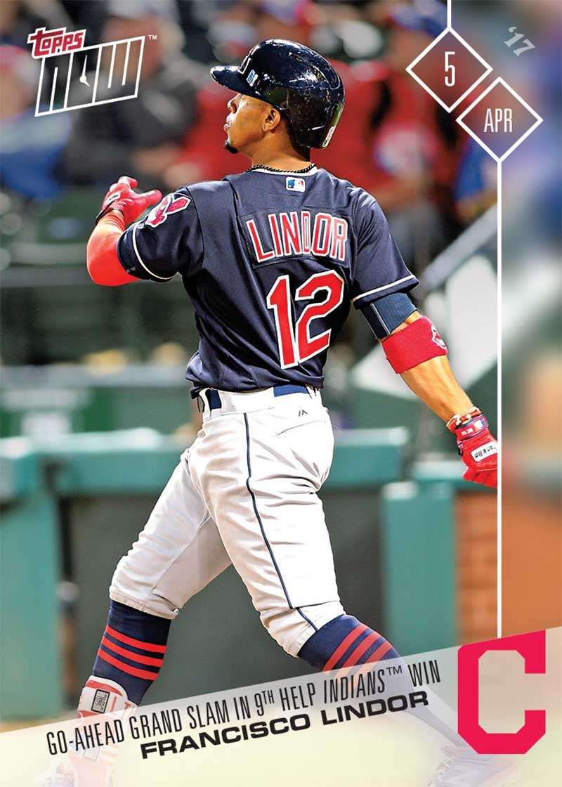2017 Topps Now #12 Francisco Lindor