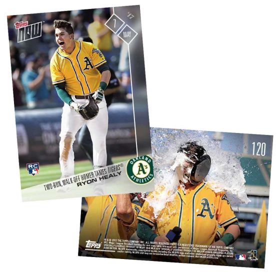 2017 Topps Now #120 Ryon Healy PSA 10