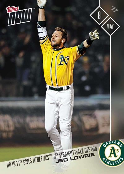 2017 Topps Now #125 Jed Lowrie