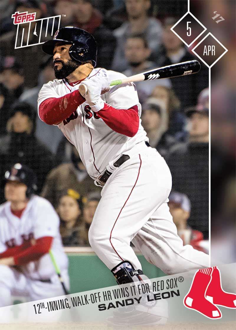 2017 Topps Now #13 Sandy Leon