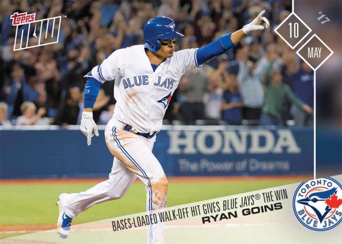 2017 Topps Now #134 Ryan Goins