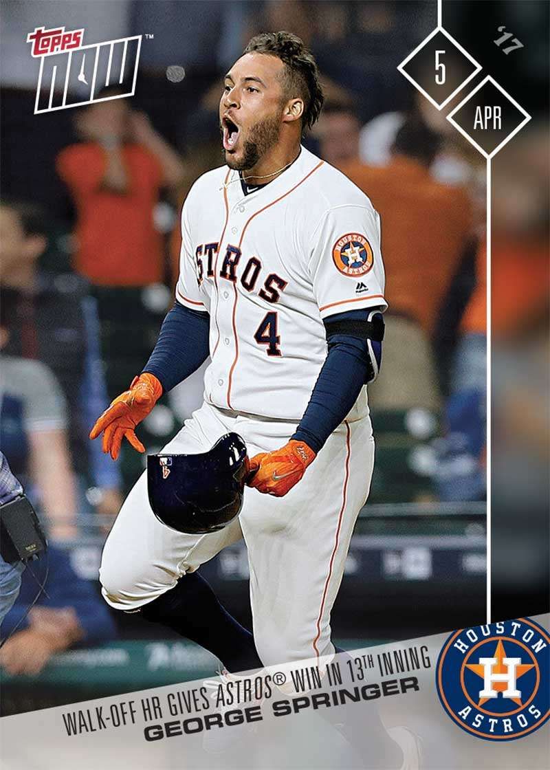 2017 Topps Now #14 George Springer