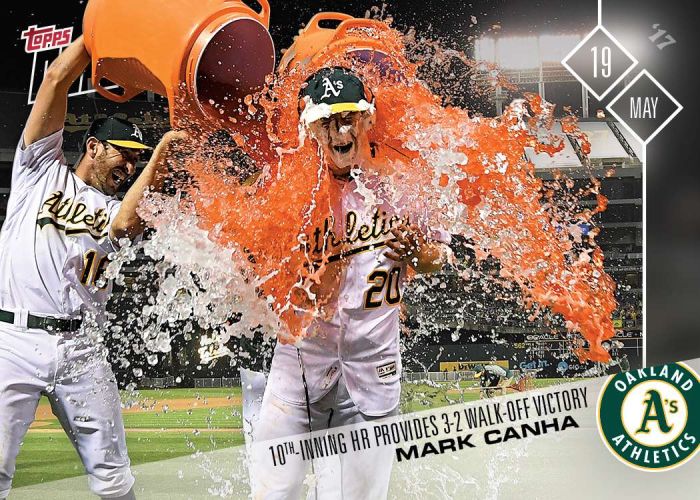 2017 Topps Now #167 Mark Canha
