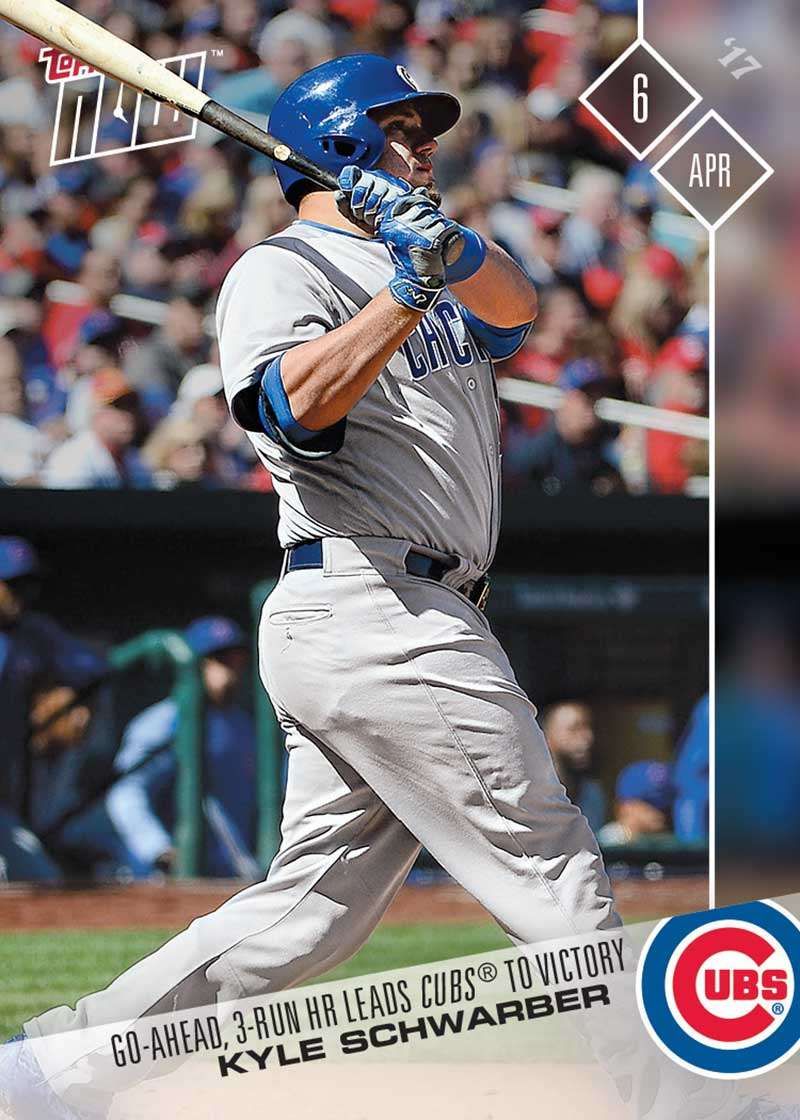 2017 Topps Now #17 Kyle Schwarber