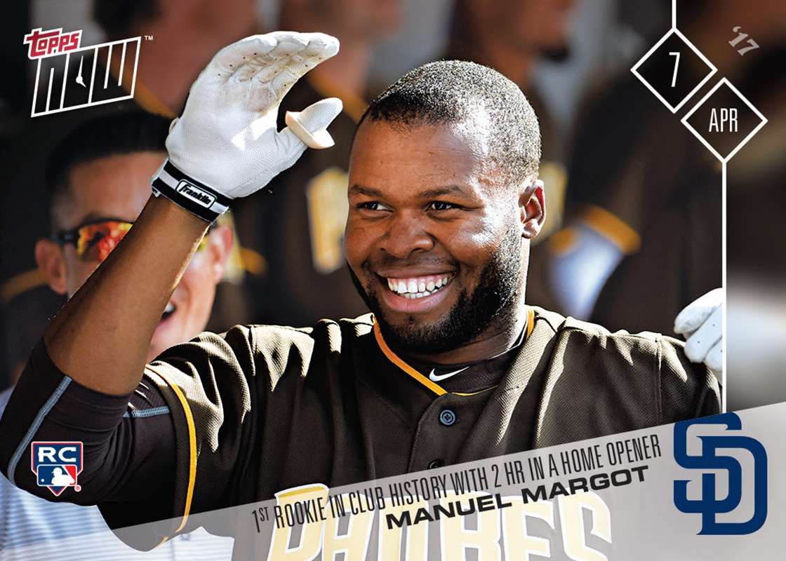 2017 Topps Now #19 Manuel Margot