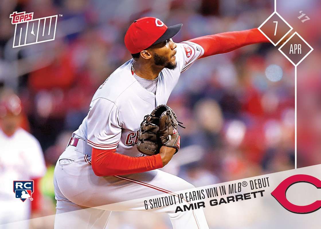 2017 Topps Now #20 Amir Garrett