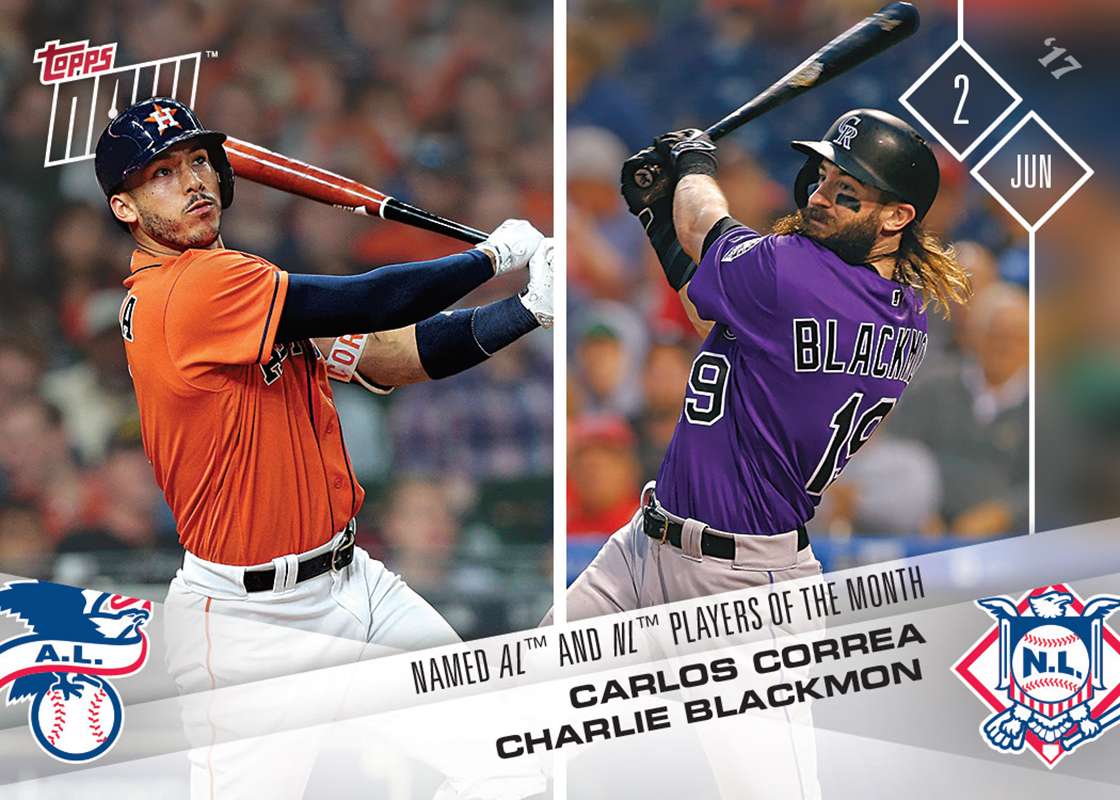 2017 Topps Now #208 Charlie Blackmon