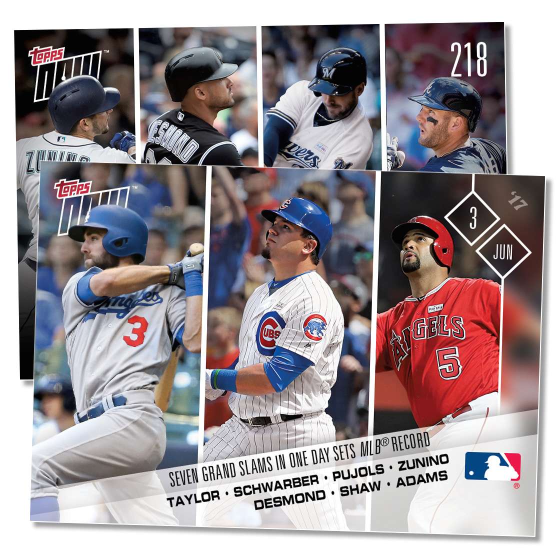 2017 Topps Now #218 Mike Zunino