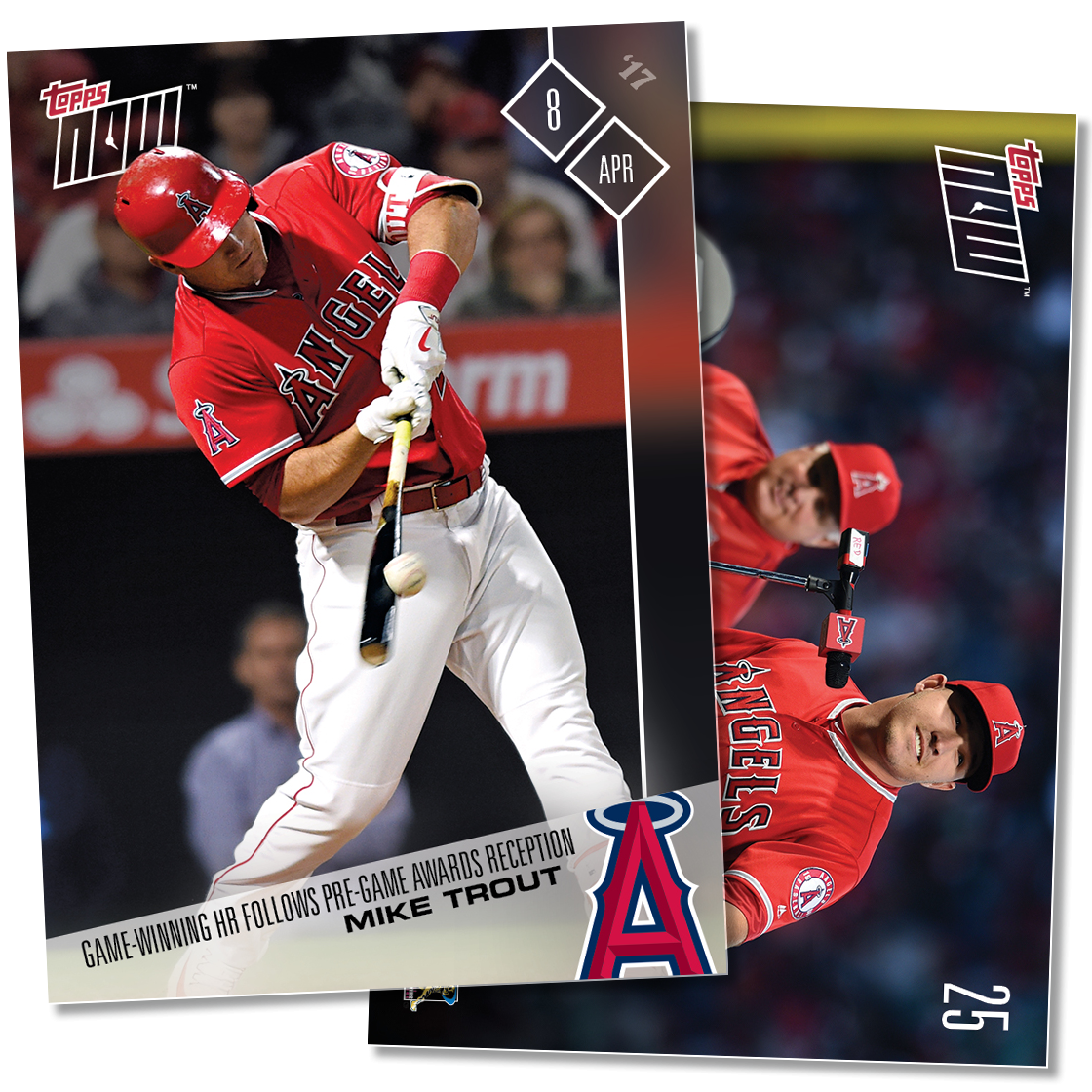 2017 Topps Now #25 Mike Trout