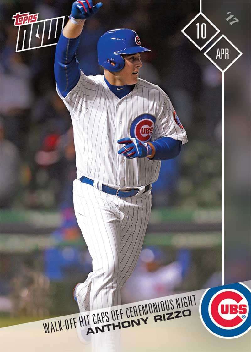 2017 Topps Now #33 Anthony Rizzo