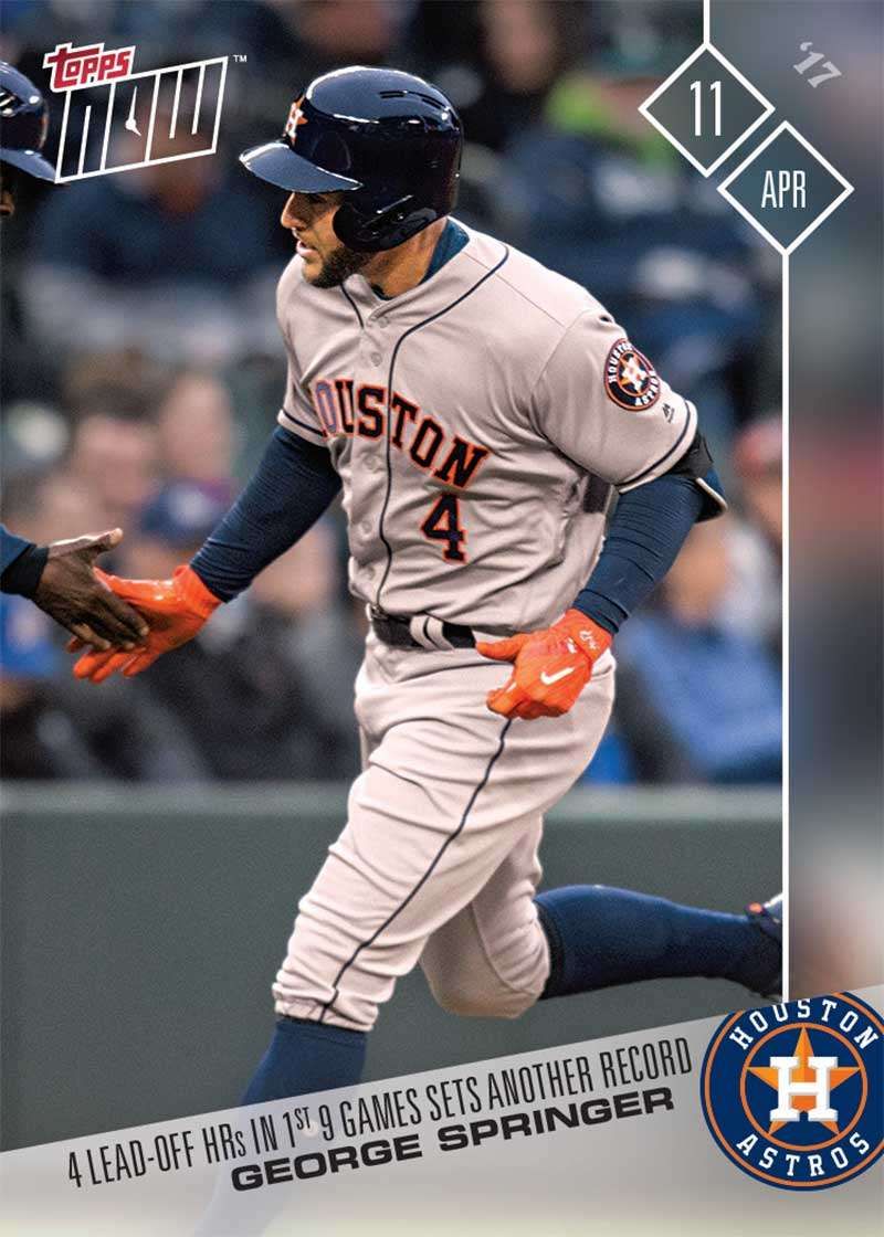 2017 Topps Now #37 George Springer
