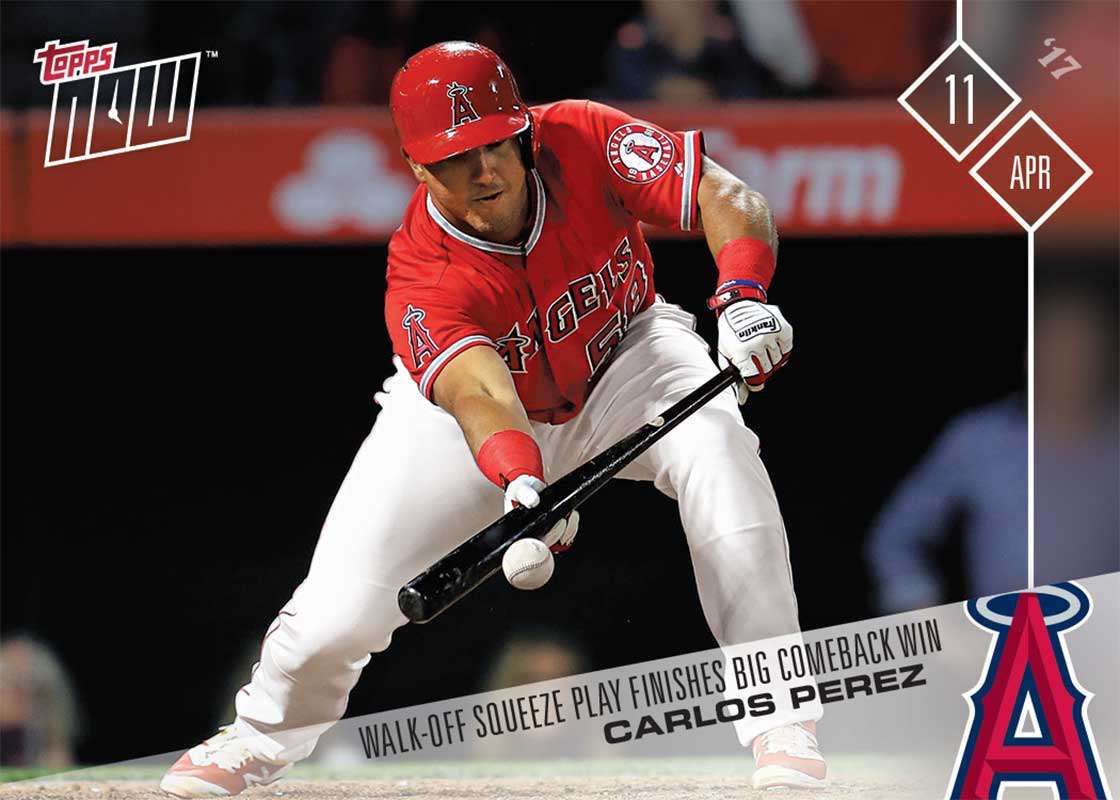 2017 Topps Now #38 Carlos Perez
