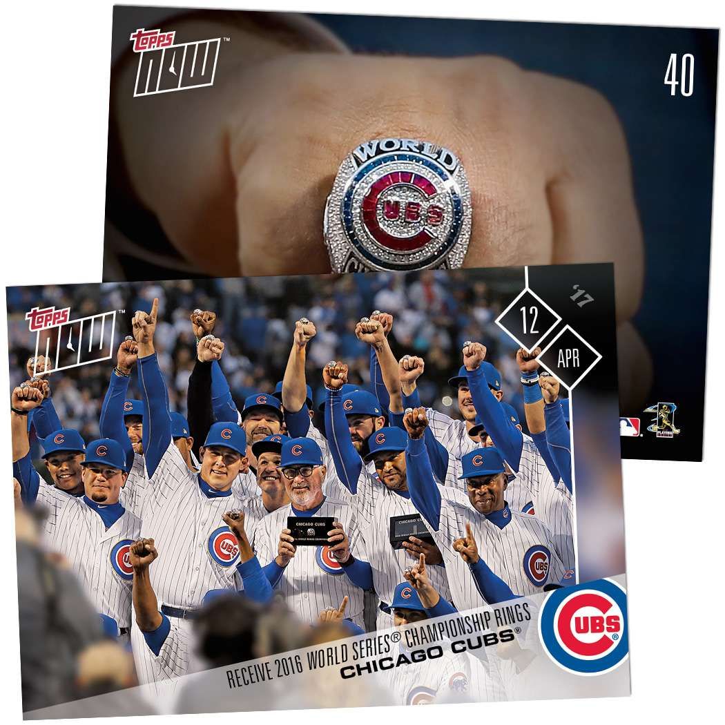 2017 Topps Now #40 Cubs Team