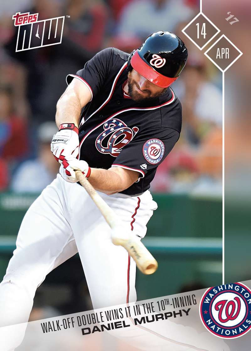 2017 Topps Now #43 Daniel Murphy