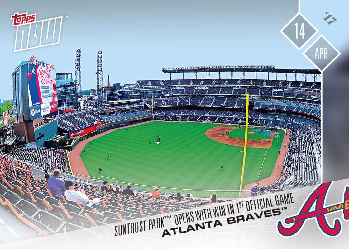 2017 Topps Now #44 Suntrust Park