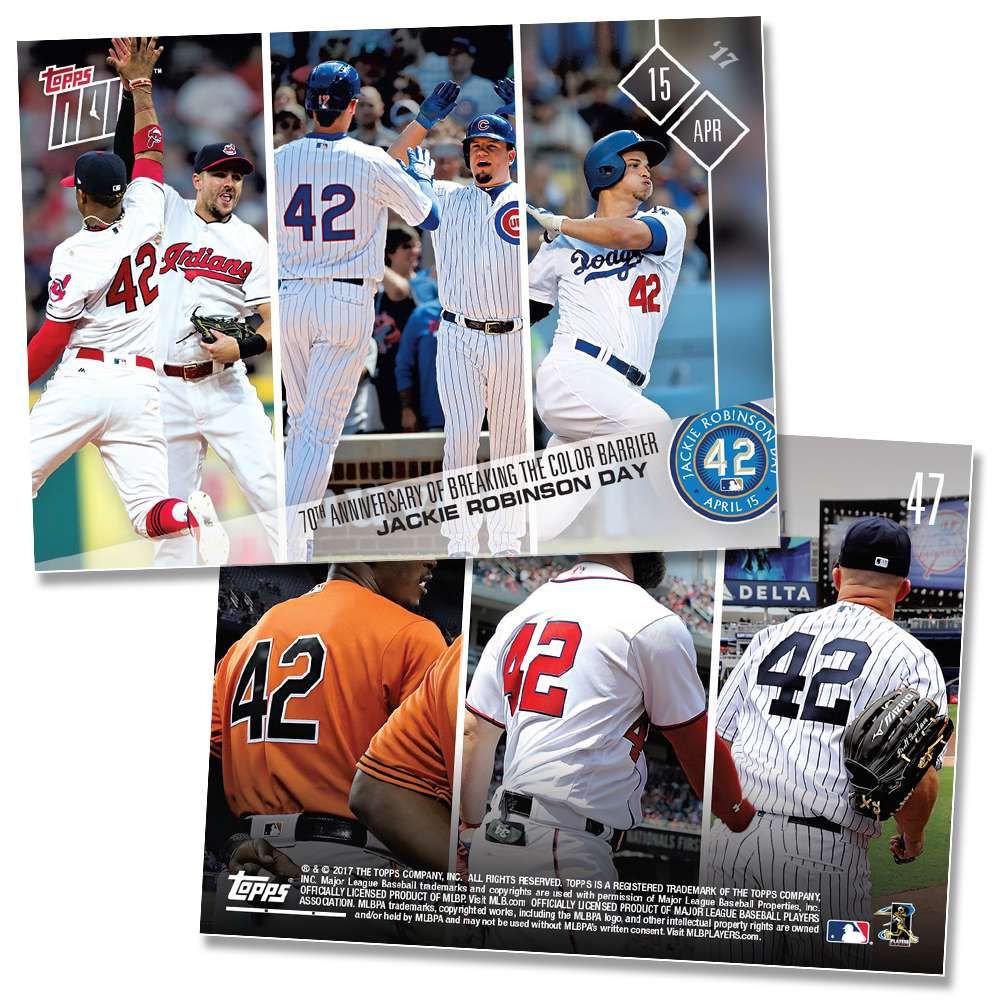 2017 Topps Now #47 Jackie Robinson  Day