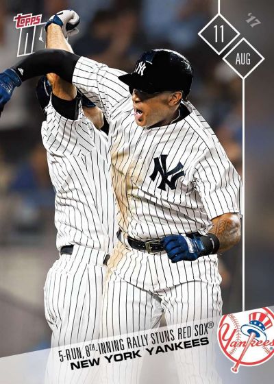 2017 Topps Now #470 Aaron Hicks