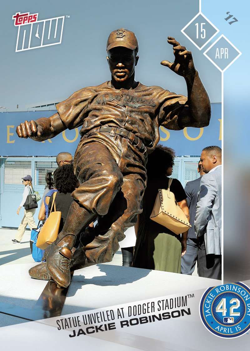 2017 Topps Now #48 Jackie Robinson