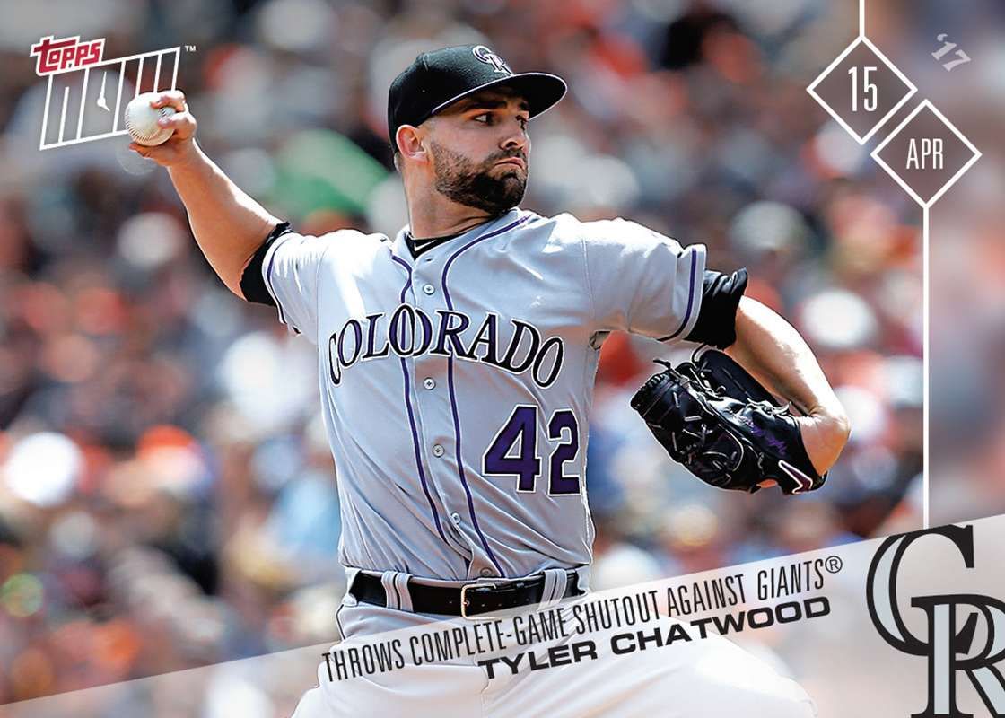 2017 Topps Now #52 Tyler Chatwood