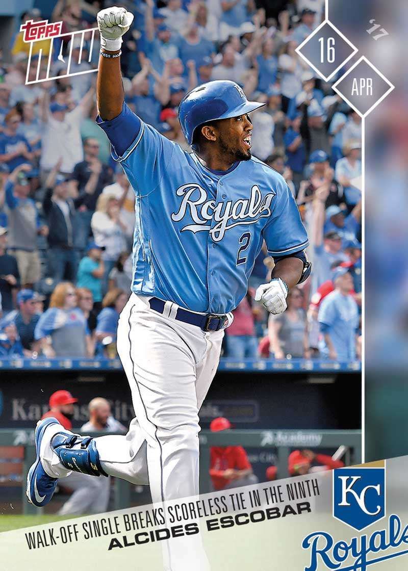 2017 Topps Now #56 Alcides Escobar