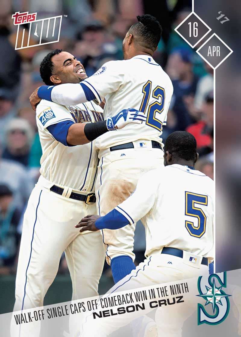 2017 Topps Now #57 Nelson Cruz