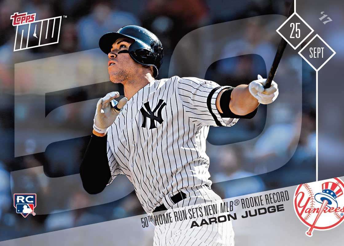 2017 Topps Now #654 Aaron Judge