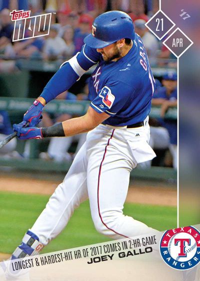 2017 Topps Now #70 Joey Gallo