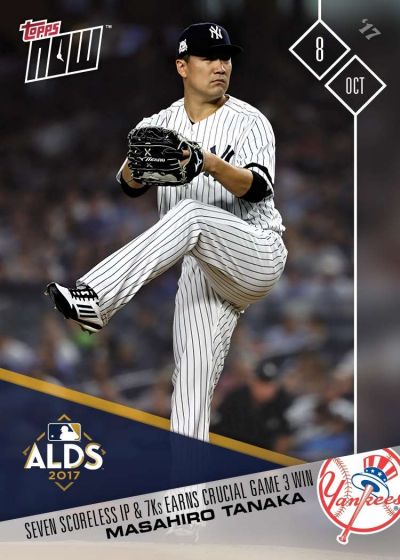 2017 Topps Now #726 Masahiro Tanaka