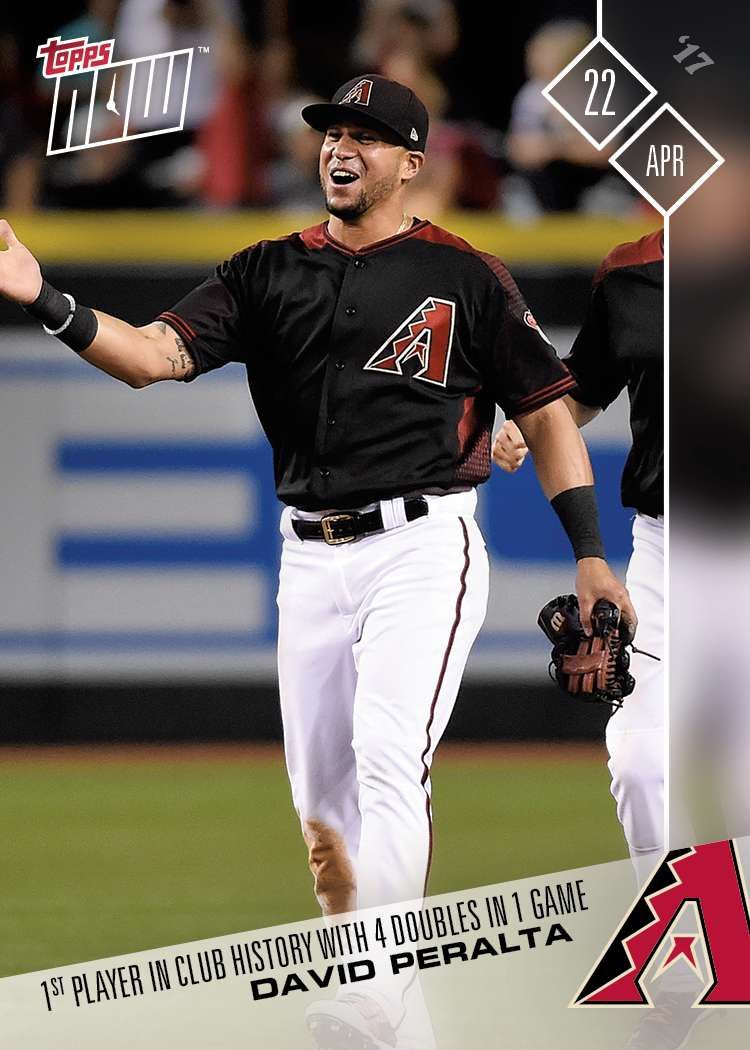 2017 Topps Now #75 David Peralta